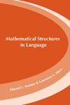 Mathematical Structures in Language cover