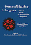 Form and Meaning in Language, Volume II